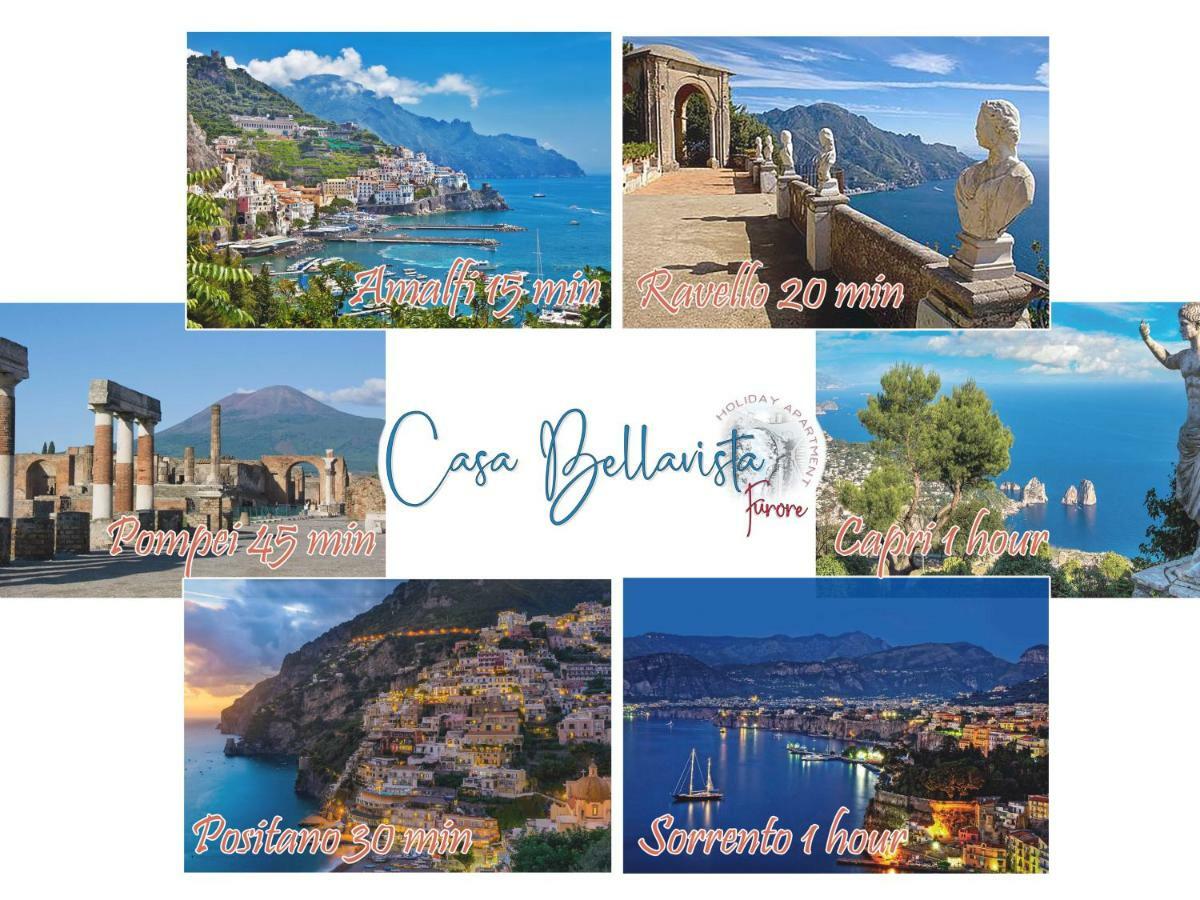 Casa Bellavista Villa Furore Luaran gambar